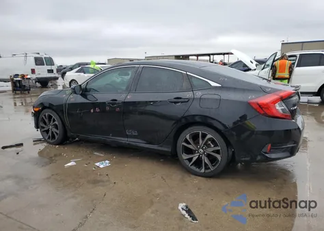 2020 Honda Civic Sport из США, поврежденный, VIN 2HGFC2F81LH593704
